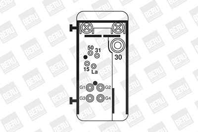 Beru Steuergerät, Glühzeit [Hersteller-Nr. GR070] für Mercedes-Benz von BERU