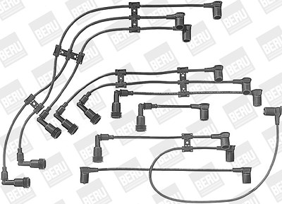Beru Zündleitungssatz [Hersteller-Nr. ZE906] für Porsche von BERU