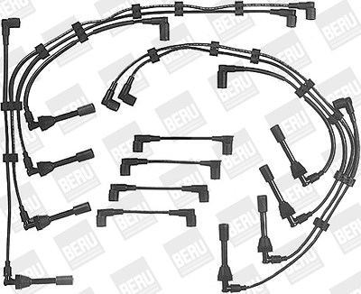 Beru Zündleitungssatz [Hersteller-Nr. ZEF586] für Porsche von BERU