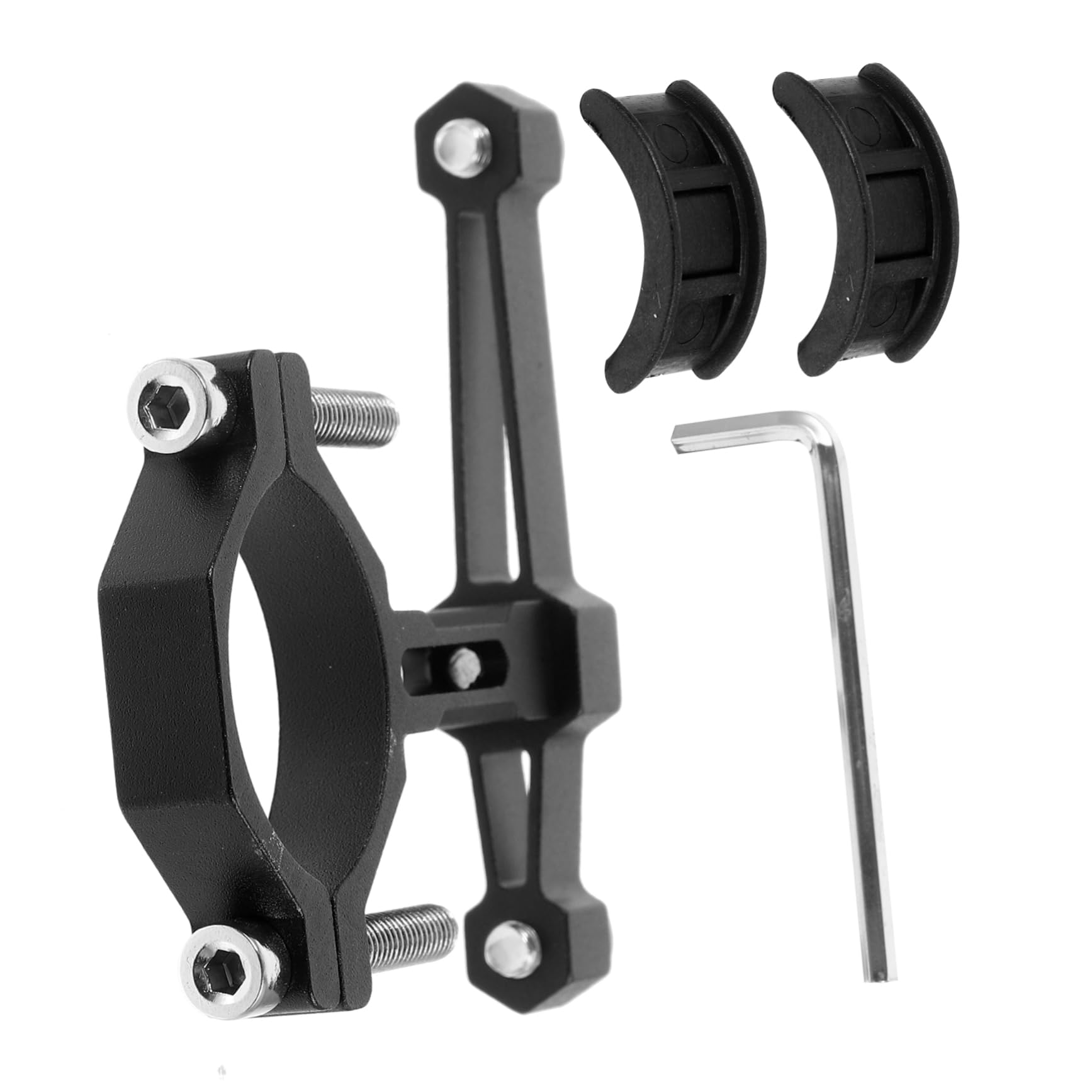 BESPORTBLE 1 Satz Umrüstsitz für Flaschenhalter Becherhalter für Fahrrad Messgerät Pumpe cupholder Mug Holder Flaschenhalterhalterung für Rennrad Flaschenhalteradapter für Metall Black von BESPORTBLE