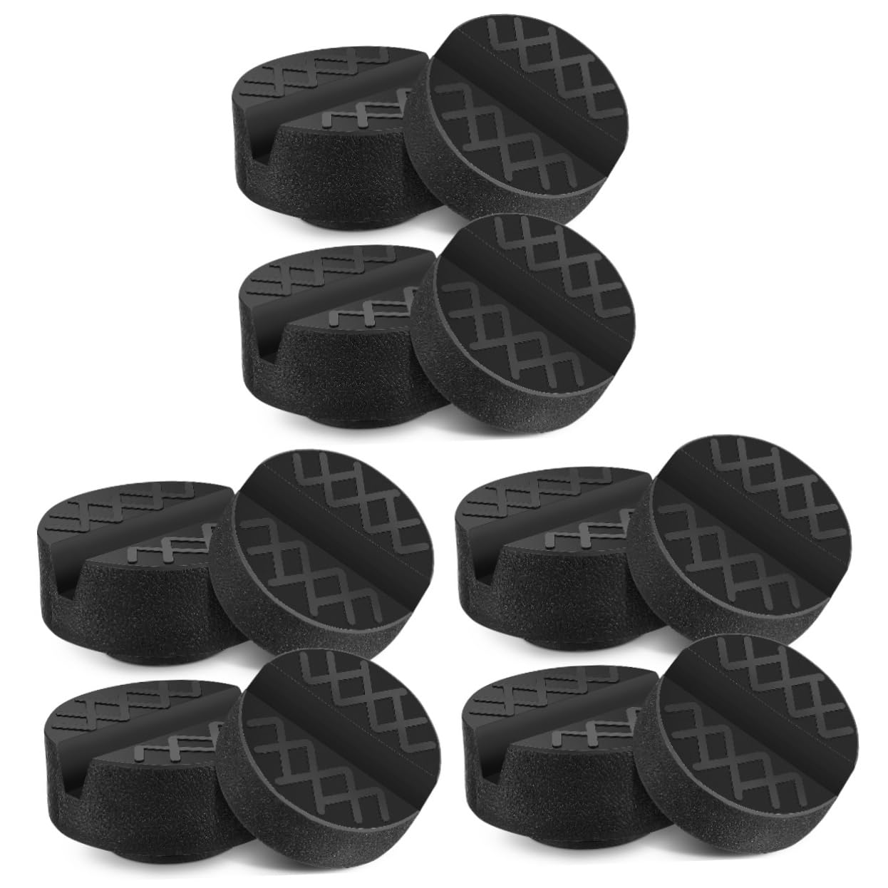 BESPORTBLE 12 STK Jack-Gummipads Gummiauflage für Wagenheber Hebebühne Gummiauflage Fahrzeug Gummiauflage Set Auto Jack Pad Wagenheberauflage Jack-Pad Wagenheber-Pads Wohnmobil Jack Pads von BESPORTBLE