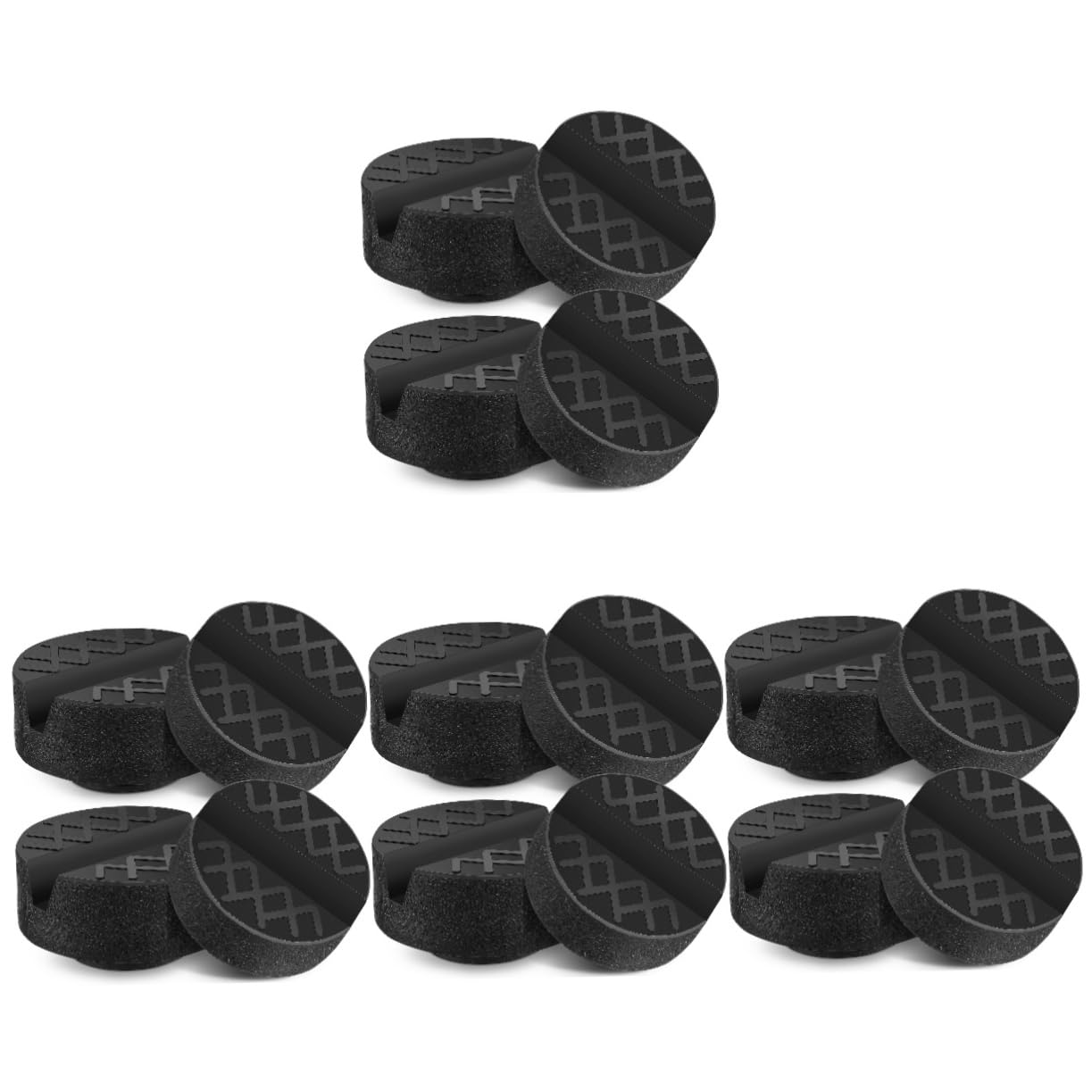 BESPORTBLE 16 STK Jack-gummipads Wagenheber Wohnmobil Jack Pads Rv Jack Stand Pads Jack-pad Gummiklinkenauflage Pinch Weld Jack Pad Aufzug Für Autos Bodenheberauflage von BESPORTBLE