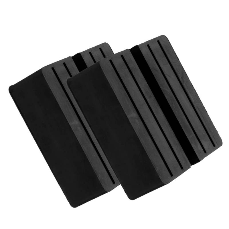 BESPORTBLE 2 Stück Buchsenblock Auto Wagenheber Reifenstopfen Jack - Pads Klemmschweißbuchsenadapter Unterstellbock Gummiauflage hebebühne gummiauflage Buchsen - Pads Bodenklinkenadapter Black von BESPORTBLE