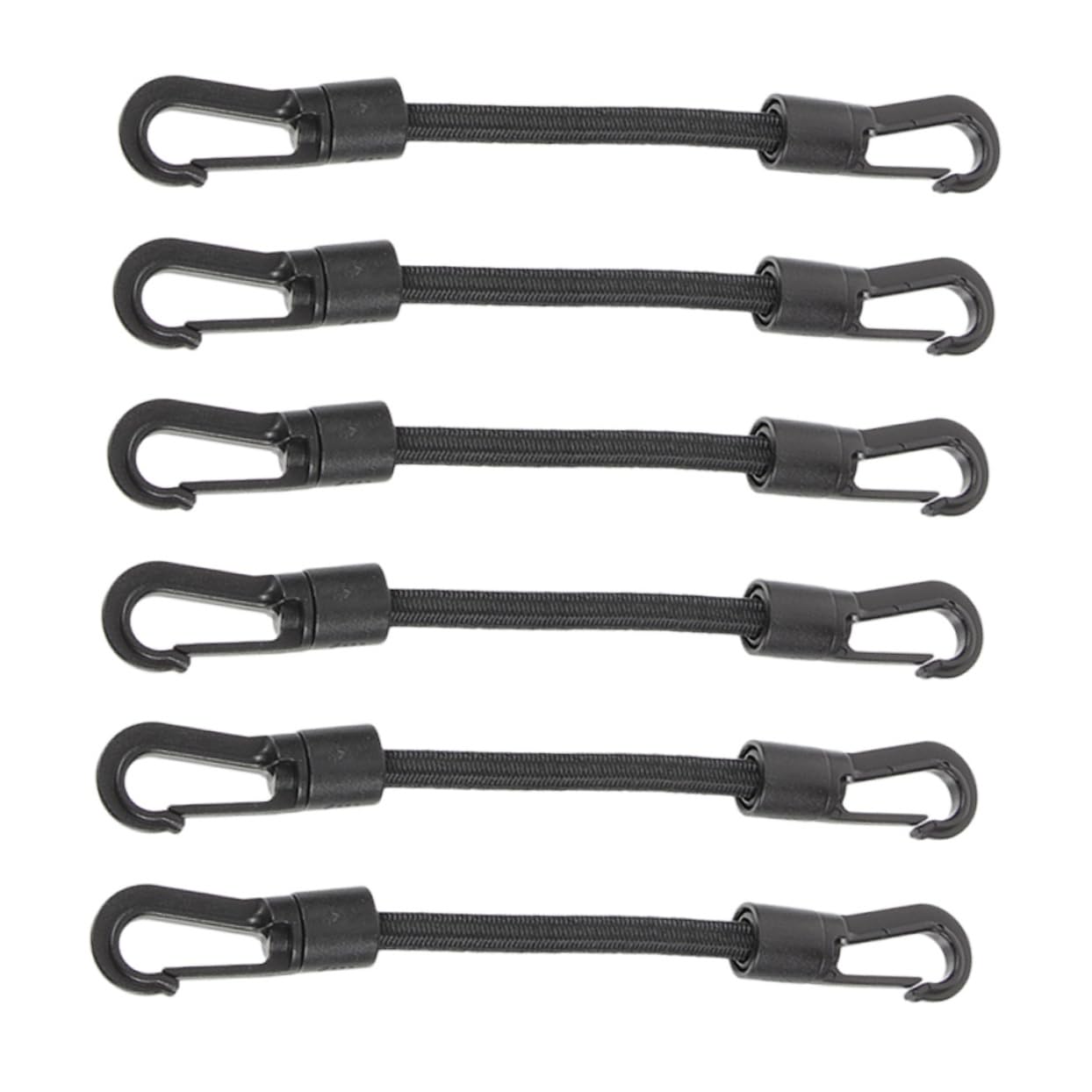 BESPORTBLE 6er Set Multifunktionale Haken Seile Elastische Camping Kajak Hängeseile Mit Haken Vielseitige Spanngurte Für Outdoor Aktivitäten Und Transport Robuste Und Flexible von BESPORTBLE