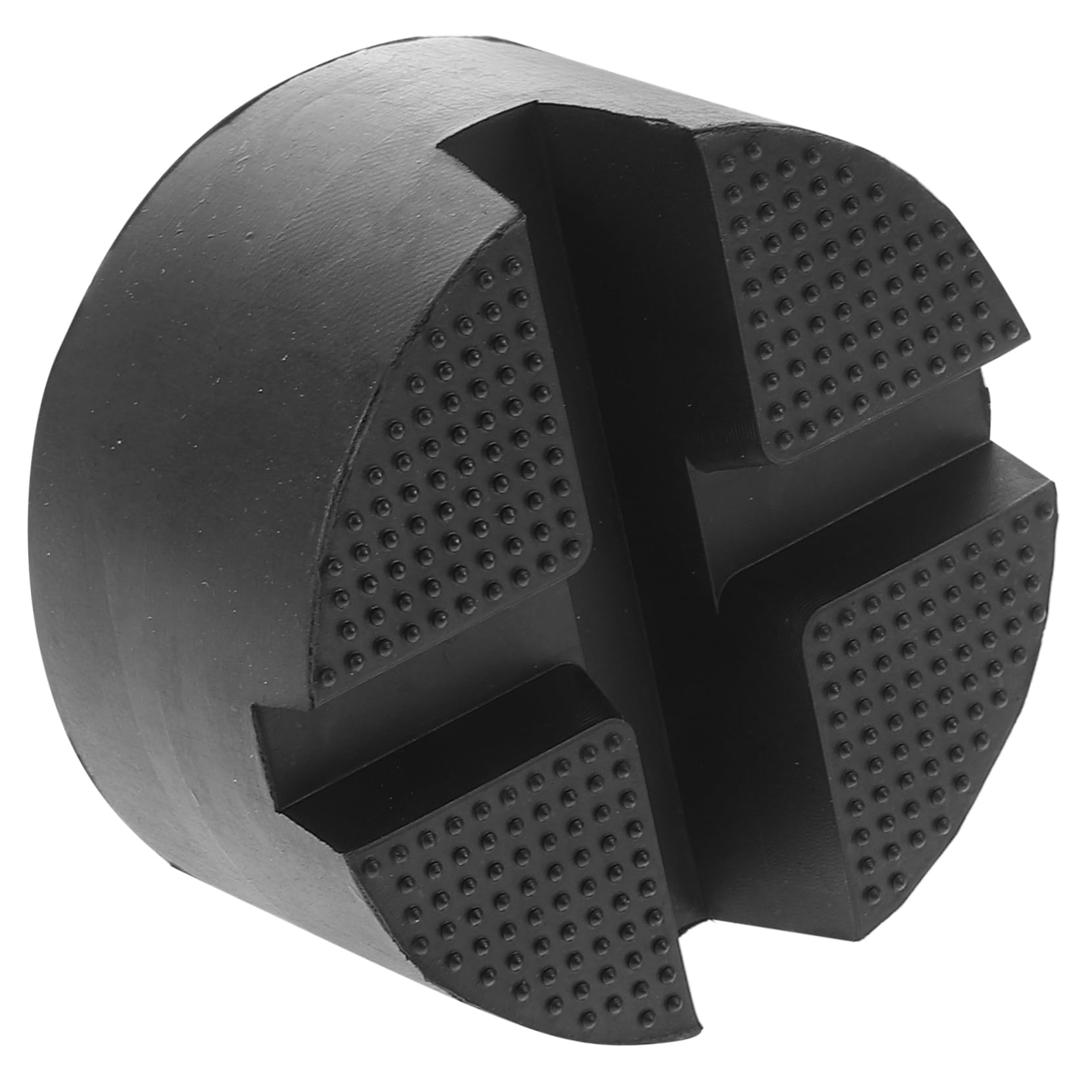 BESPORTBLE Buchsenblock Rahmenschiene Jack-Pads Disk-bodenklinken-Adapter Pinch Weld Jack Pad Für Autos Aufbocken Wagenheberauflage Achsständer Low-Profile-buchse Aufzug Anhänger Black Gummi von BESPORTBLE