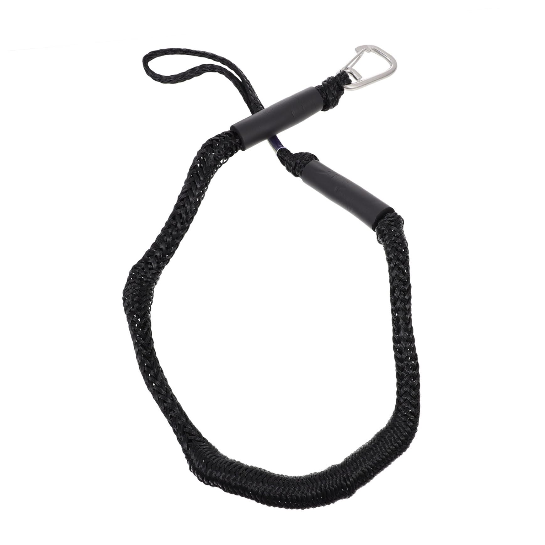 BESPORTBLE Elastisches Seil abspanngummi slingbungee Sling Bungee Bootszubehör gummiseile Schwimmdock Winde Befestigungswerkzeug für Boote elastisches Festmacherseil 316 Federschnalle Black von BESPORTBLE