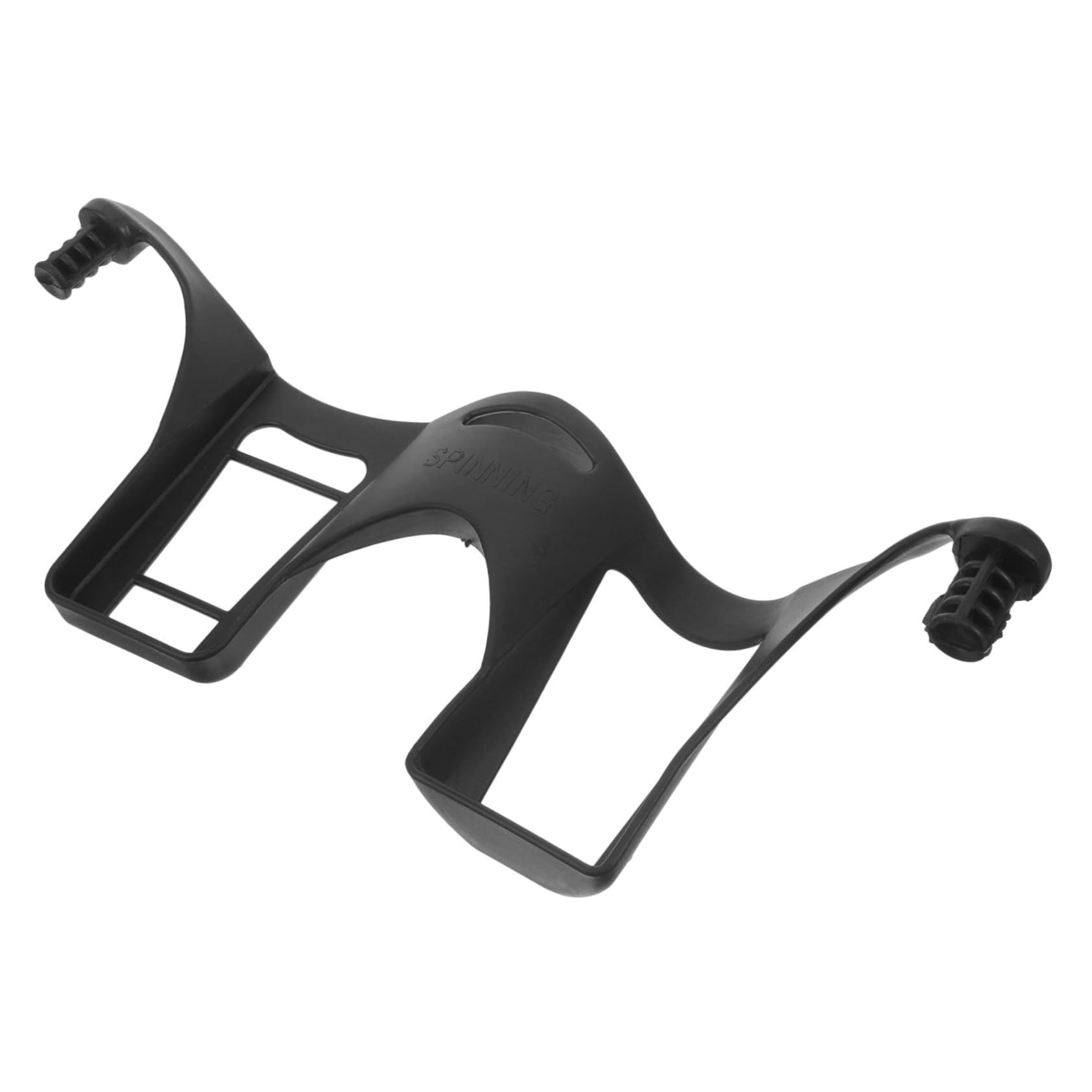 BESPORTBLE Fitness-Wasserbecherhalter Röhrenoberteil Sitz Fitness-zubehã¶r Handy aufsteller Flaschenhalter für Heimtrainer Wasserflaschenaufbewahrung für dynamisches Fahrrad Plastik Black von BESPORTBLE