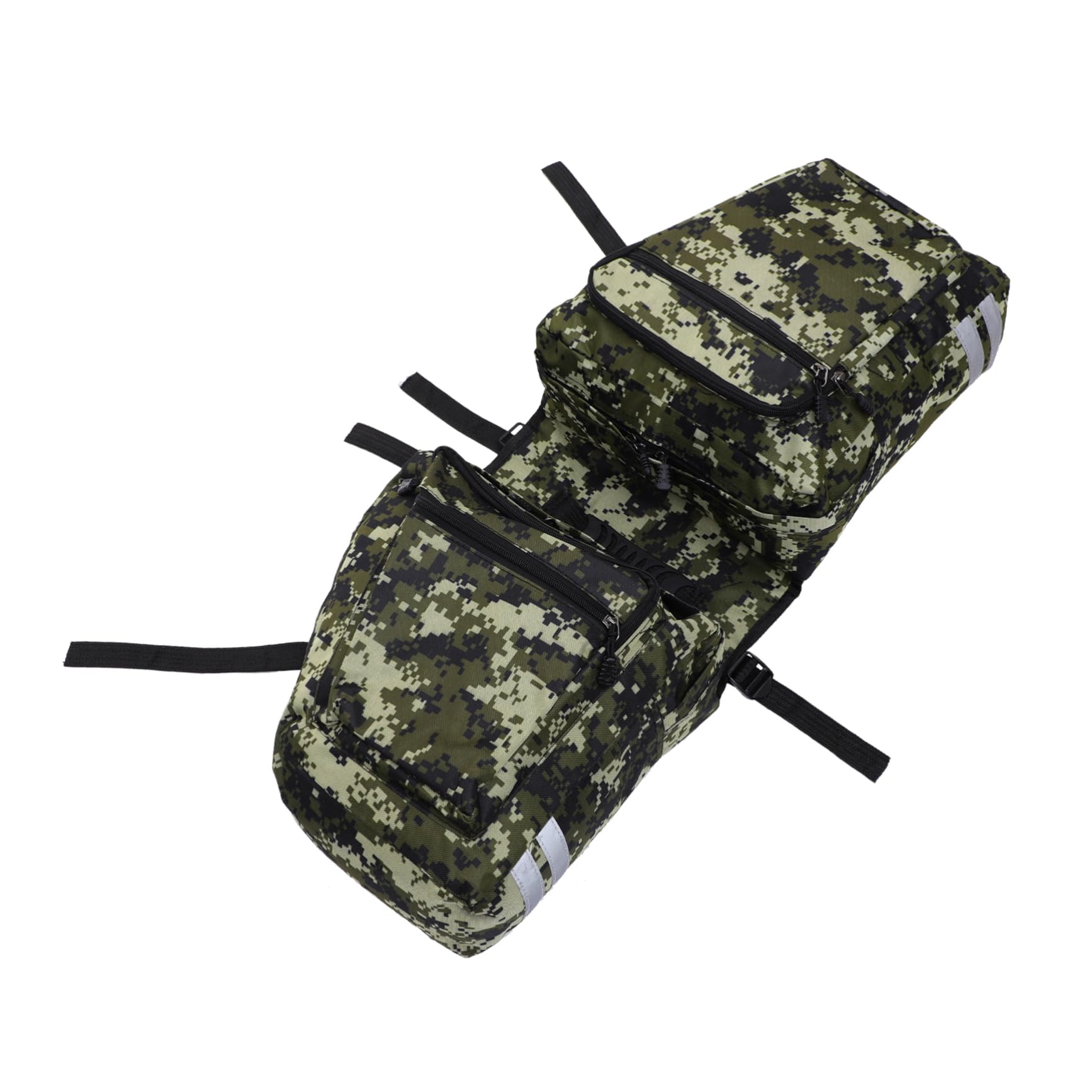 BESPORTBLE Kofferraumtasche Fahrrad-Umwerferteile Tarngepäcktasche camo Rücksitztasche Mountainbiking fahrradgepäcktasche Bike Bags Bike rucksäcke camo hintere Tasche Satteltasche Green von BESPORTBLE