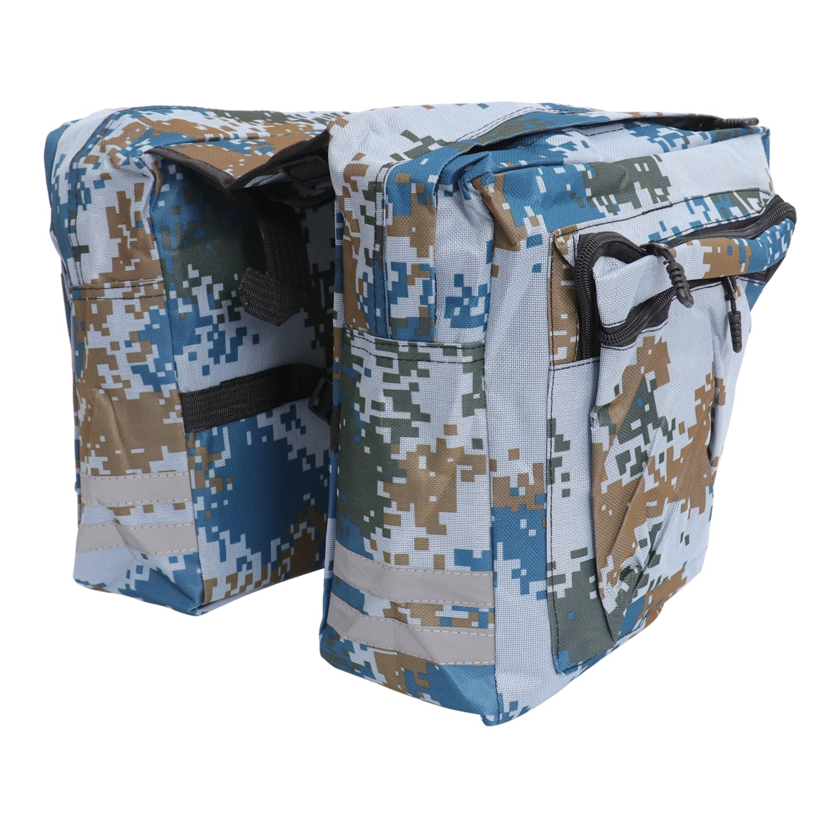 BESPORTBLE Kofferraumtasche Satteltasche Mountainbike Fahrradklammern blau camo hintere Tasche camo Rücksitztasche Blue von BESPORTBLE