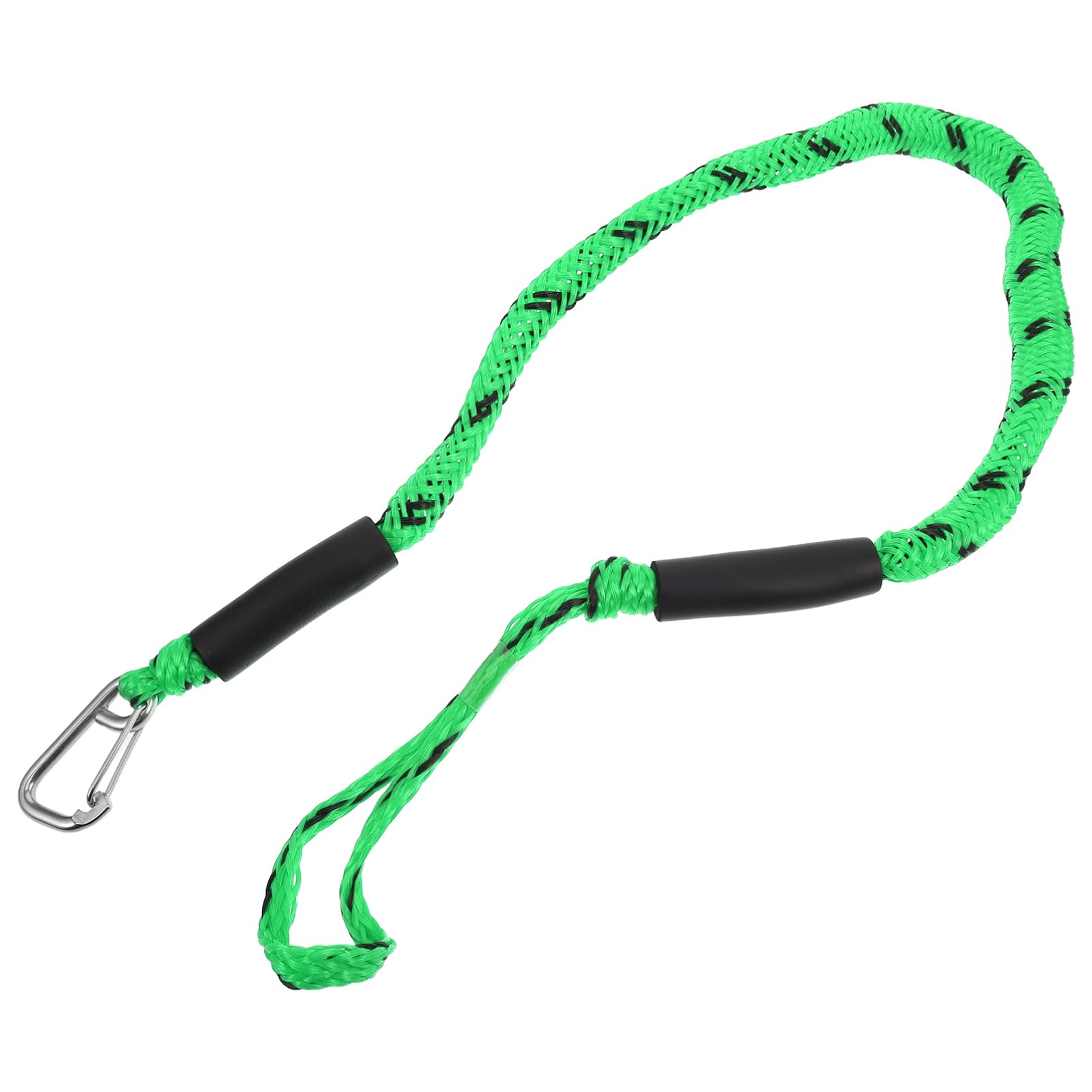 Bootskabel Haken- Und Leinenzubehör Doppelseitige Schlüsselanhänger Bungee Seil Hängeseile Zubehör Kit Riemenscheibe Bootskopfseile Komponente Riemenscheibe Rolle Polyethylen Green BESPORTBLE von BESPORTBLE