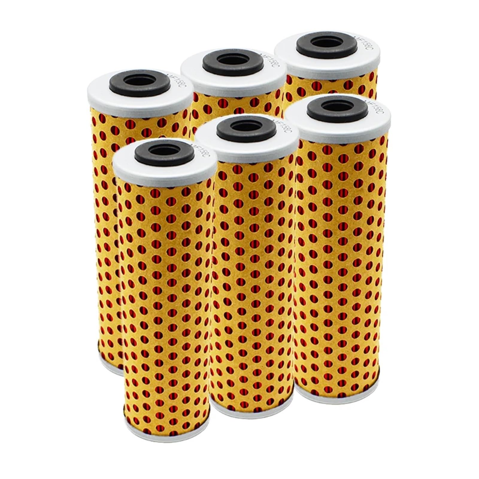 2/4/6 stücke Motorrad Ölfilter for Rally 450 SX 505 Super Duke 790 Abenteuer 890 950 Enduro 990 R SMR Supermoto(6pcs-red) von BESTHAHA