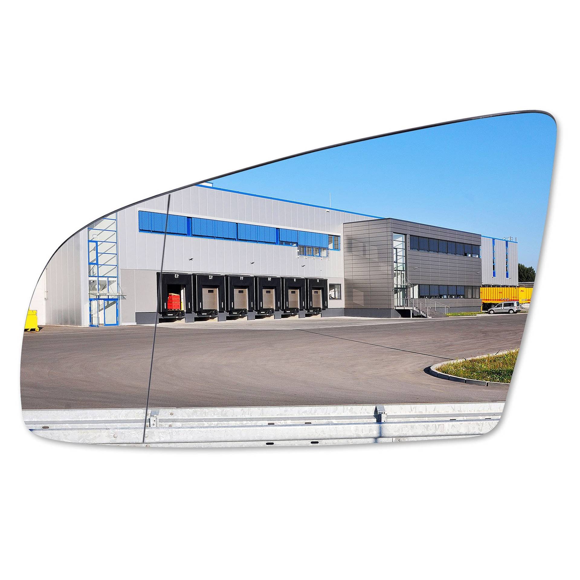 BESTPRICE 1x Spiegelglas links beheizt Außenspiegel Seitenspiegelglas asphärischKompatibel mit A udi A3 (8P1), A3 Sportback (8PA), A4 B6 (8E2), A4 B6 Avant (8E5), A4 B6 Cabriolet (8H7), A4 B7 (8EC), A von BESTPRICE