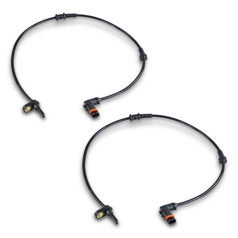 BESTPRICE 2x ABS-Sensor aktiver Sensor vorne, Länge 660mm Kompatibel mit MERCEDES-BENZ B-Klasse Sports Tourer (W245), A-Klasse (W169) von BESTPRICE