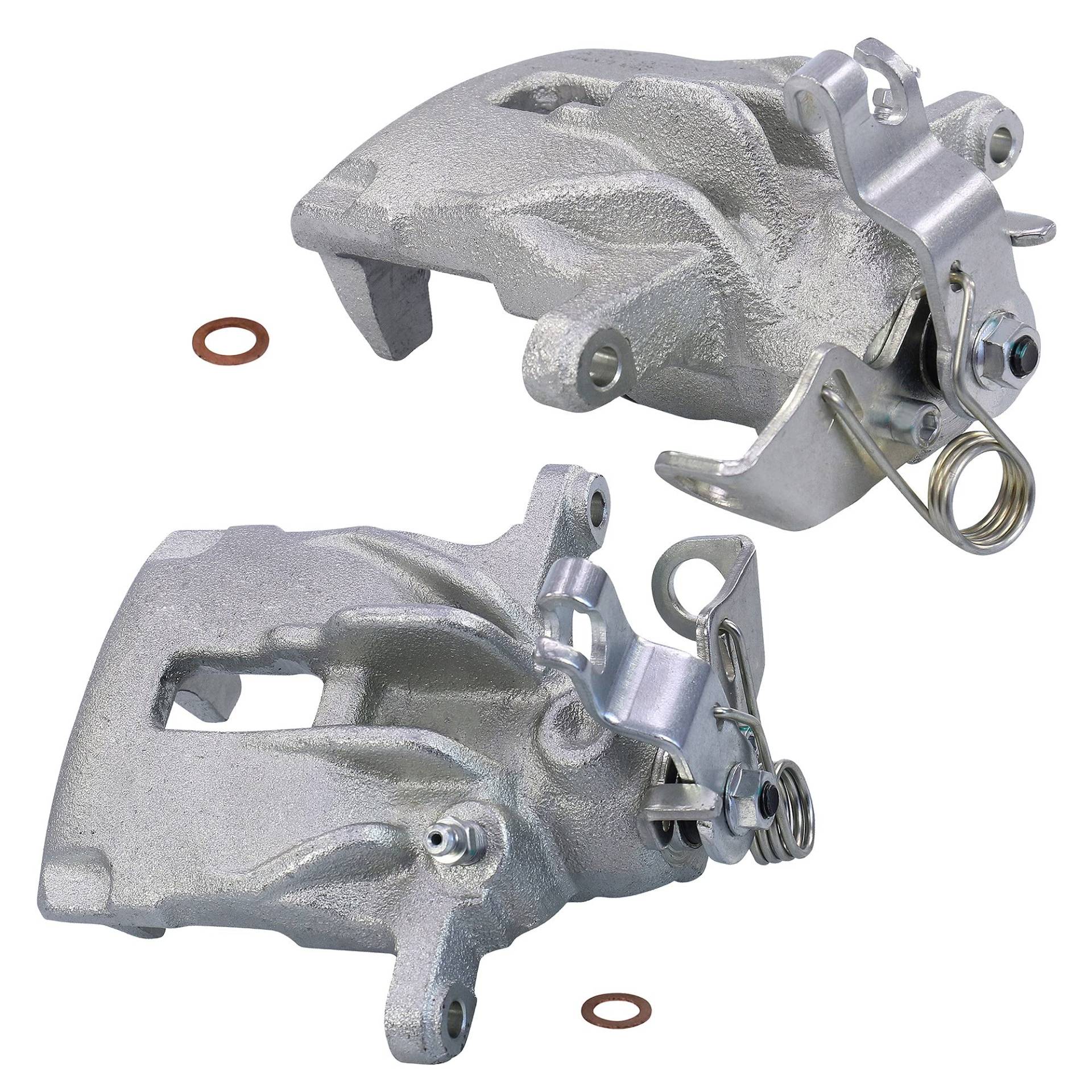 BESTPRICE 2x Bremssattel hinten links und rechts Bremszange Faustsattel ohne Halter, Kompatibel mit NISSAN NV300 (X82), PRIMASTAR (X83), OPEL VIVARO A (X83), VIVARO B (X82), RENAULT TRAFIC II (JL)(FL) von BESTPRICE