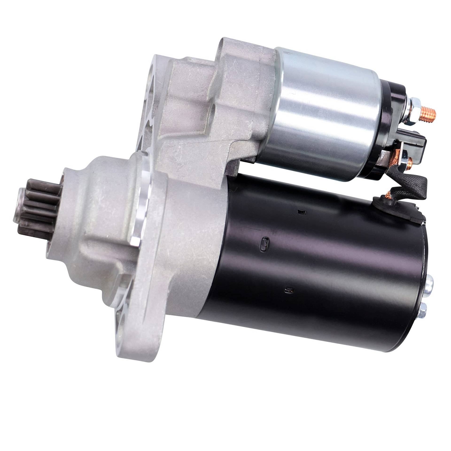 BESTPRICE Anlasser 12V 1, 1 kW Starter Kompatibel mit A udi A2 (8Z0), SEAT CORDOBA, IBIZA, SKODA FABIA 1, VW BORA Variant (1J6), GOLF 4, LUPO, NEW BEETLE, POLO (9N_), POLO Variant (6V5) von BESTPRICE