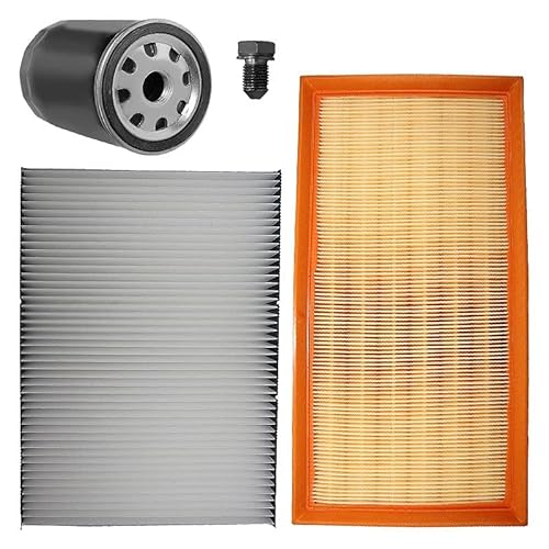 BESTPRICE Inspektionspaket Filterset mit 1x Luftfilter, 1x Innenraumfilter, 1x Ölfilter Kompatibel mit AUDI A3 (8L1), TT, SKODA OCTAVIA 1 (1U2) (1U5), VW BORA, GOLF 4, NEW BEETLE von BESTPRICE