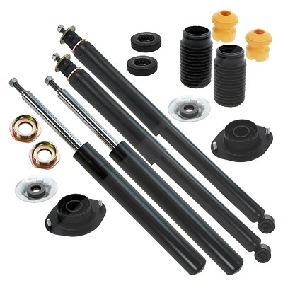 Bestprice 4 Gasdruck Stossdämpfer vorne + hinten für Opel von BESTPRICE