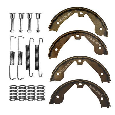 Bestprice Bremsbacken Feststellbremse mit Zubehör [Hersteller-Nr. 03.0137-0172.2] für Opel, Saab von BESTPRICE