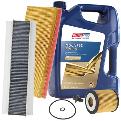 Bestprice Inspektionspaket Filtersatz SET A + 5l ÖL für Ford von BESTPRICE