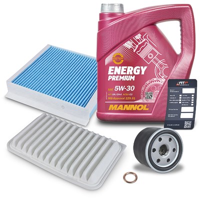 Bestprice Inspektionspaket SET A + 4L 5W-30 Motoröl für Suzuki von BESTPRICE