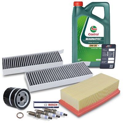 Bestprice Inspektionspaket SET C + 5L 0W-30 Motoröl für Opel, Peugeot von BESTPRICE