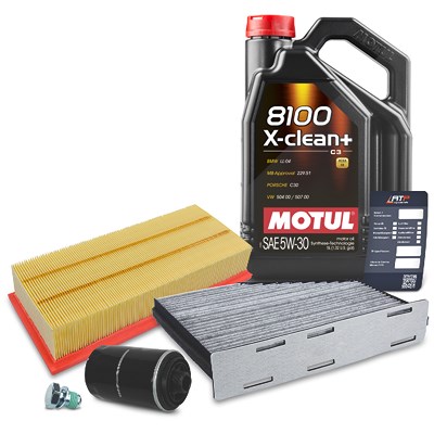 Bestprice Inspektionspaket Set A + 5l 5W-30 Motoröl für Audi, Seat, Skoda, VW von BESTPRICE