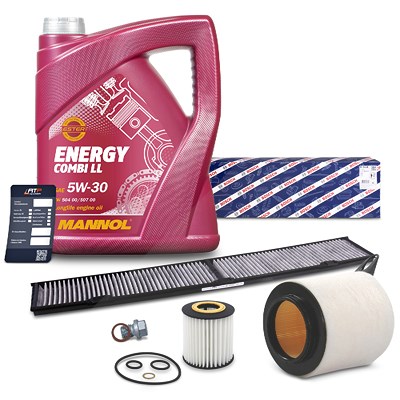 Bestprice Inspektionspaket Set A + 5l 5W-30 Motoröl für BMW von BESTPRICE