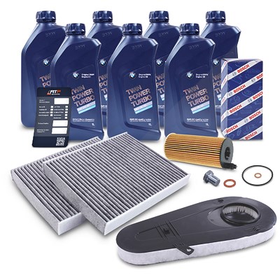 Bestprice Inspektionspaket Set A + 7l 5W-30 Motoröl für BMW von BESTPRICE