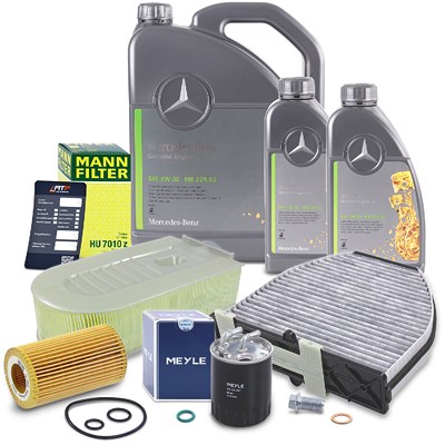 Bestprice Inspektionspaket Set B + 7l 5W-30 Motoröl für Mercedes-Benz von BESTPRICE