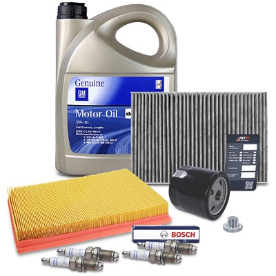 Bestprice Inspektionspaket Set C + 5l 5W-30 Motoröl für Opel, Vauxhall von BESTPRICE