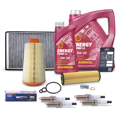 Bestprice Inspektionspaket Set C + 6l 5W-30 Motoröl für Mercedes-Benz von BESTPRICE