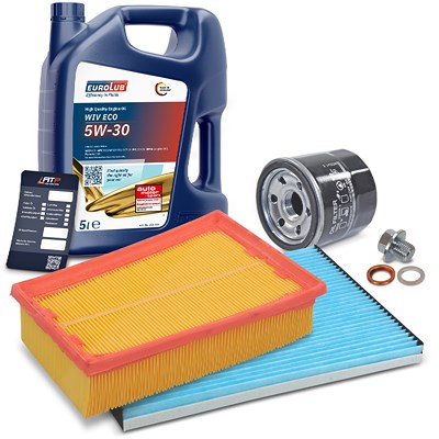 Bestprice Inspektionspaket Filtersatz SET A + 5L ÖL für Nissan von BESTPRICE