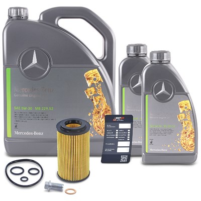 Bestprice Ölwechsel SET + 7L 5W-30 Motoröl für Mercedes-Benz von BESTPRICE