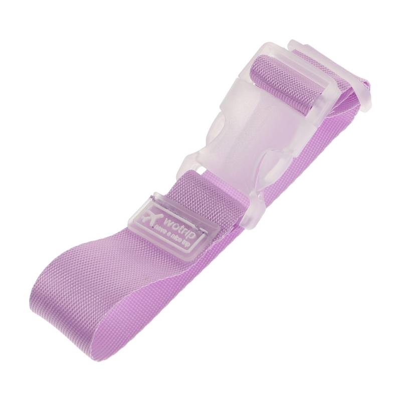 BESTYASH Trolley Koffer Hängende Schnalle Gepäckgurt Reiseutensiliengurt Mit Clip Gepäckverbindungsgurte Koffer Reisezubehör Gepäckband Gepäckzubehör Violettes Nylon von BESTYASH