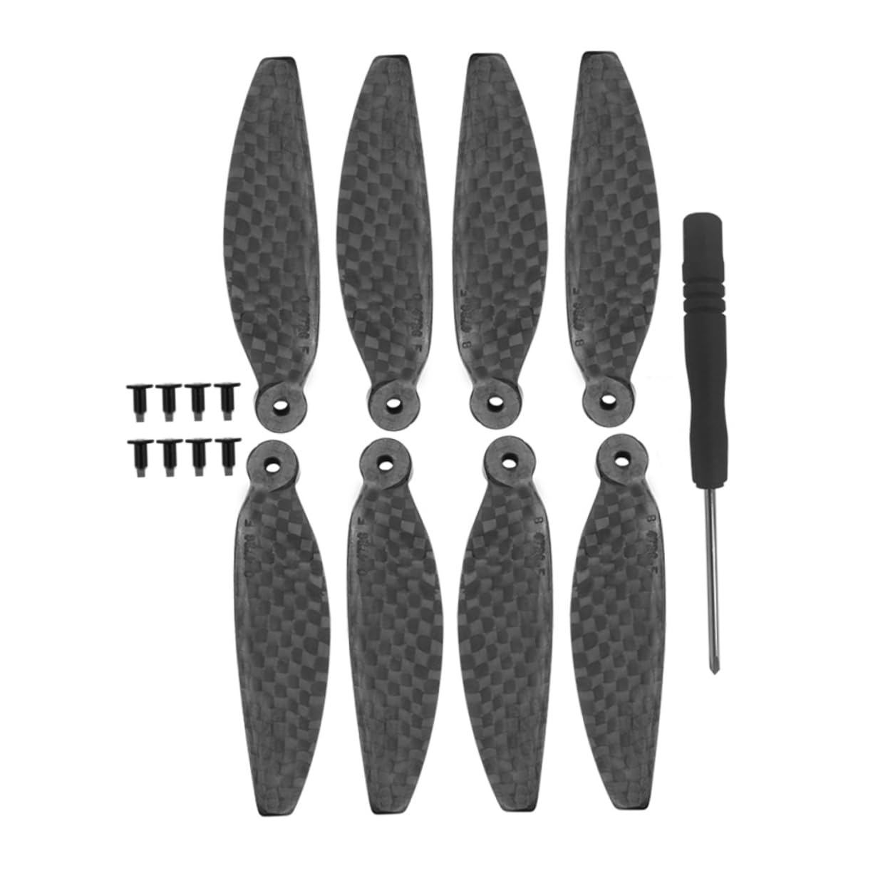 BESTonZON 1 Satz Propeller drohnen zubehör kohlefaser Drone accessories Drone fittings carbonfaser UAV replacement part Drone accessory Quadcopter accessory Black von BESTonZON