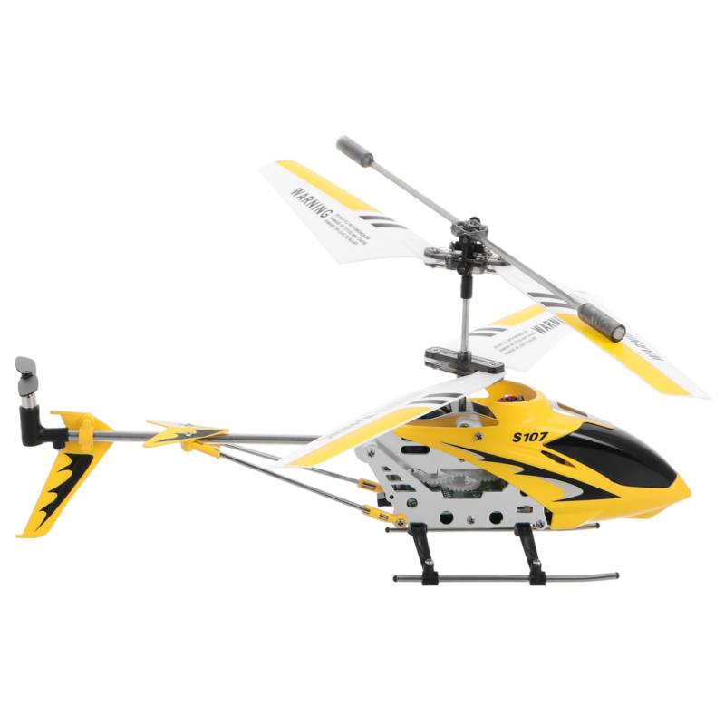 BESTonZON Ferngesteuerter Hubschrauber Fliegendes Simuliertes Hubschrauberspielzeug Hubschrauber-fernbedienung Fliegendes Hubschrauberspielzeug Mikro-rc-hubschrauber Yellow Plastik von BESTonZON