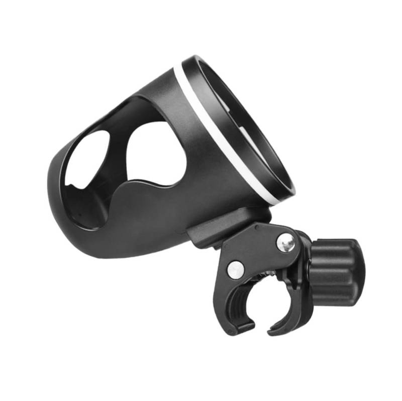 Becherhalter Fahrradbecher-Clip Getränkehalter Für Rollstuhlfahrer Getränketräger Für Kinderwagen Flaschenhalter Kinderwagengetränk Cup-organisator Kinderwagen-becherklemme Black BESTonZON von BESTonZON