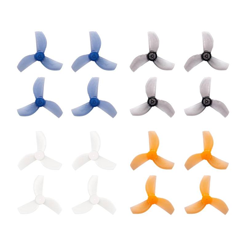 BETAFPV Gemfan 16pcs 35mm 3-Blade Prop with 1.0mm Shaft Hole Whoop Drone Propellers Compatible 08028 0802SE Brushless Motor for 1S 65mm Micro Tiny Whoop Drone like Meteor65 Pro Whoop Drone Quadcopter von BETAFPV