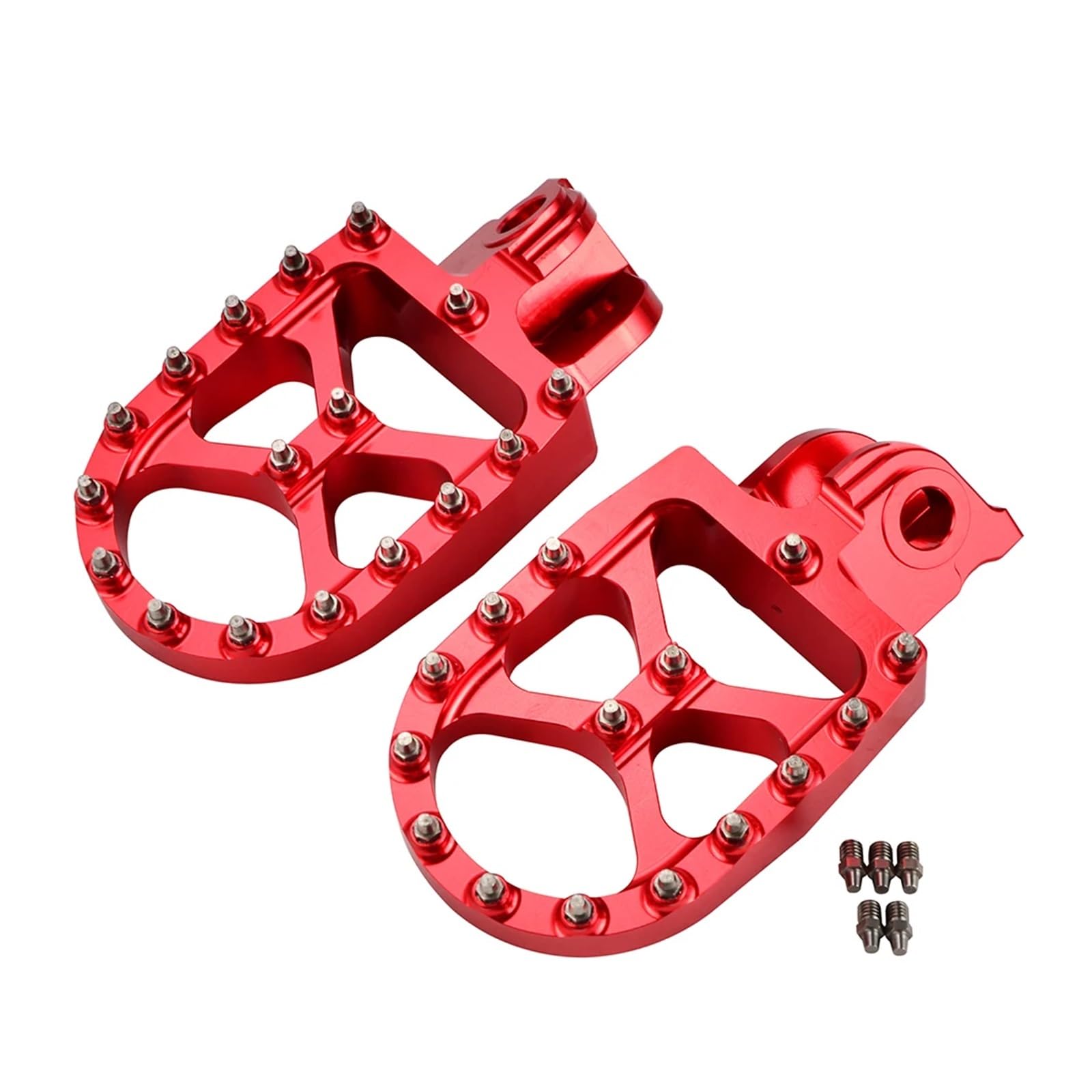 BEUAOCK Kompatibel mit 690 SMC R 690 950 1050 1090 1190 1290 Enduro SMR SMC Supermoto Super Adventure R S T Fußrasten Fußrasten Pedal (rot) von BEUAOCK