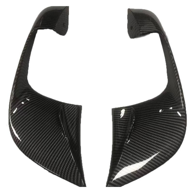 BEUAOCK Motorrad-Flügelabdeckung, kompatibel mit Yamaha YZF-R7 YZFR7 2021 2022 2023, aerodynamischer Rahmen, YZF R7 Flügelluftführungsspoiler (Carbonfarbe) von BEUAOCK