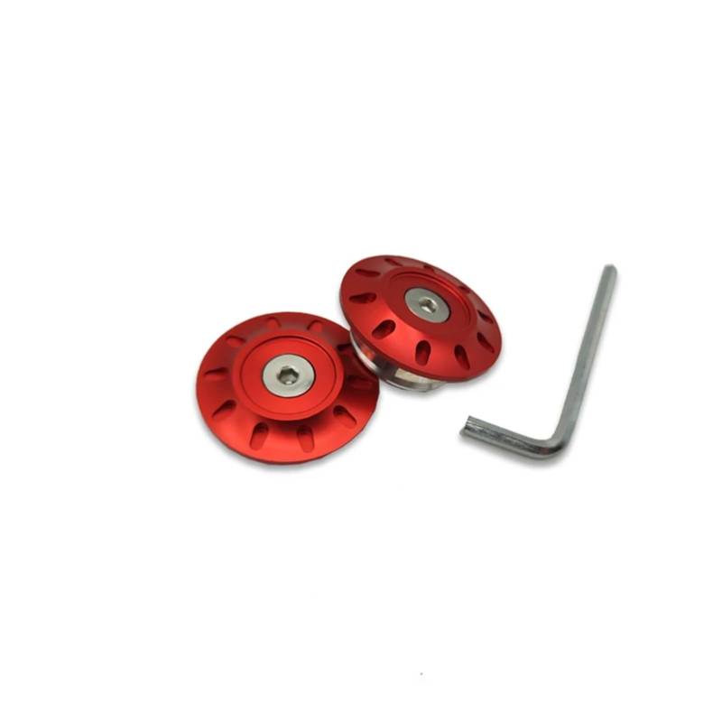 Aluminium Verkleidung Stoßstange Stecker Kappen Abdeckung Bolzen Kompatibel Mit GTS GTV 200 300 250 125 LXV 150 Motorrad Zubehör (Color : Red) von BEUTEE