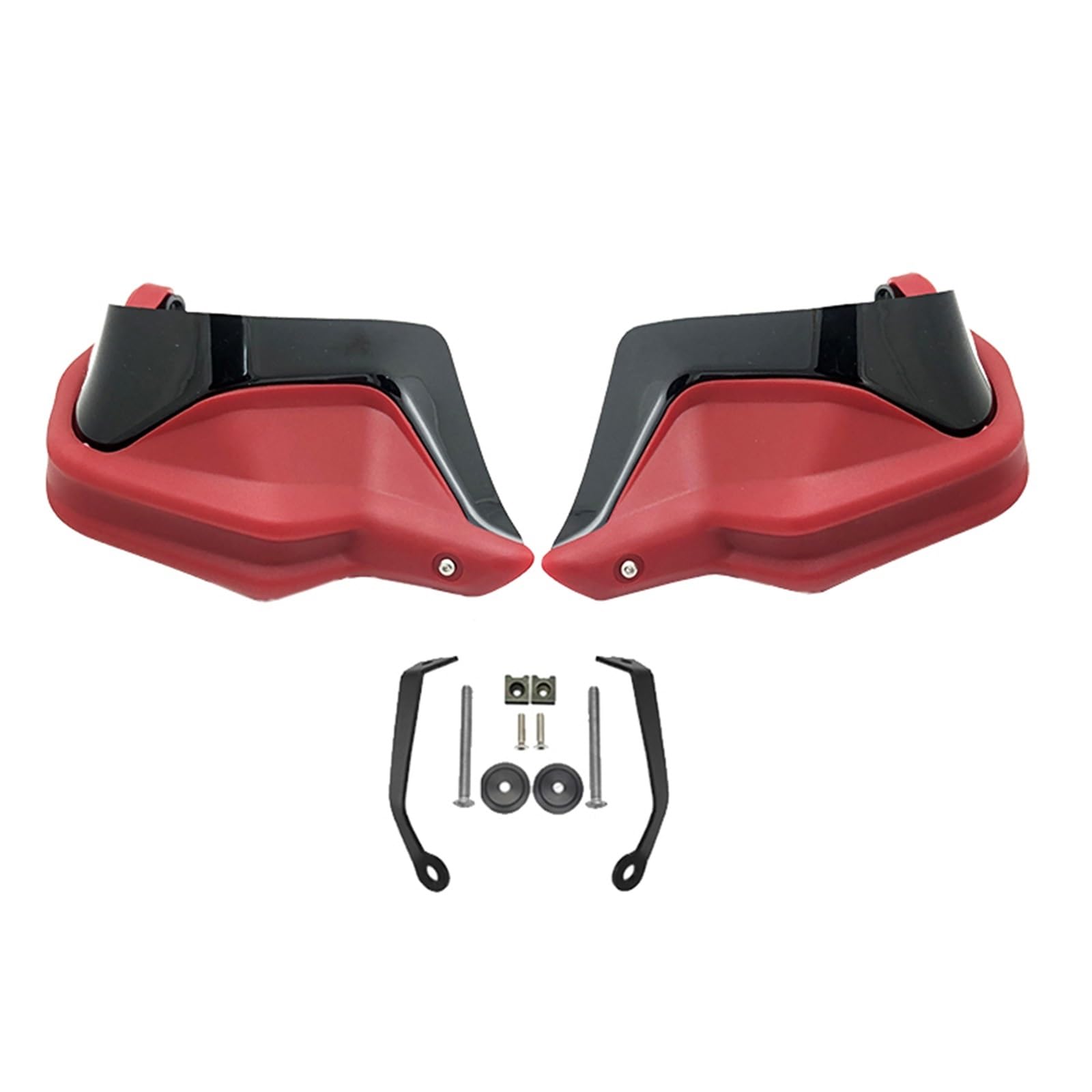 Motorrad Handschutz Passend Für VOGE 650 DS 500 DS 500R 300DS Motorrad 500DS 650DS Windabweiser-Schild Handprotektoren Handprotektoren Handprotektoren (Farbe : Red Black Set) von BEUTEE