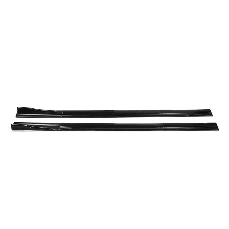 Seitenleisten Satz 2,2 M Für E90 E90 F10 Universal Auto Seite Röcke Verlängerung Rocker Panels Lip Stoßstange Persönlichkeit Modifikation Winglet Diffusor (Farbe : Glossy Black) von BEUTEE