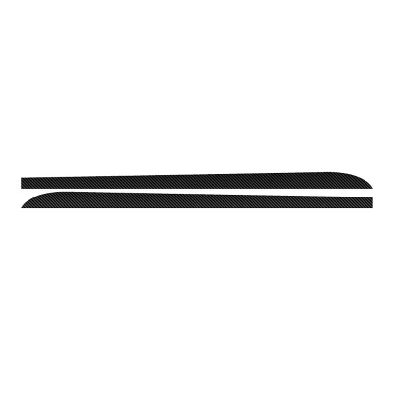 Seitenleisten Satz 2 Stück Für 1 3 4 5 6 Serie F30 F35 F31 Auto Seitenschweller Streifen Körperaufkleber Autoaufkleber Schwarz/Kohlefaser Schwarz Winglet Diffusor(Carbon Fiber Black) von BEUTEE