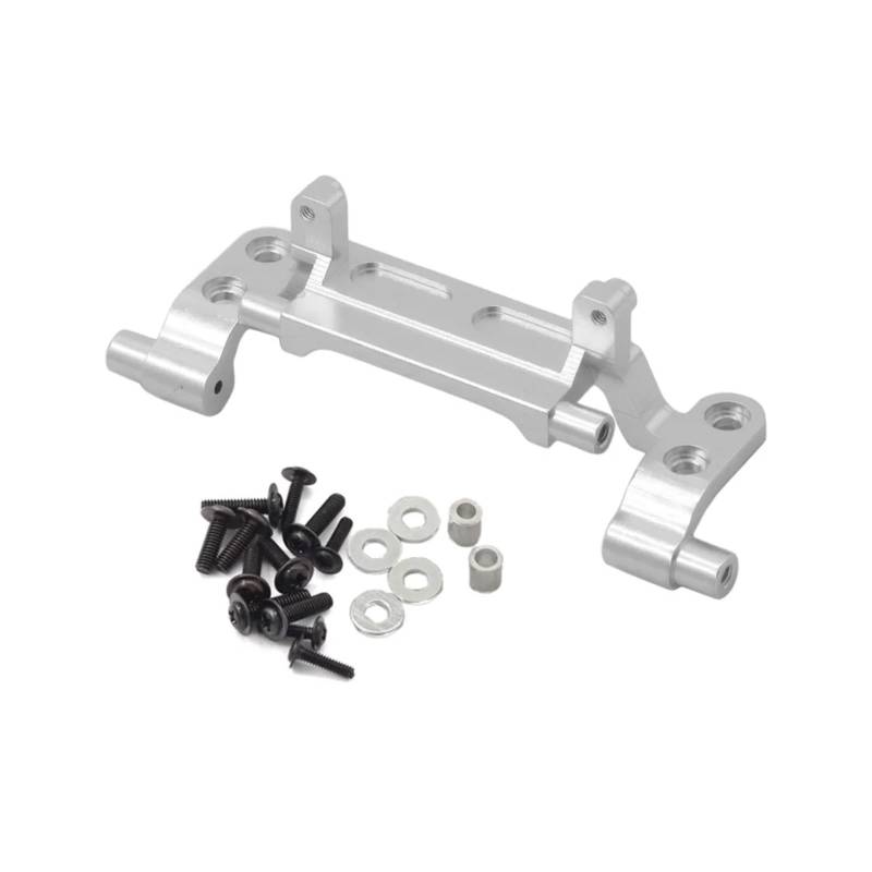 BEWAQO RC Autozubehör Für MN82 Für MN78 LC79 1/12 RC Auto Ersatzteile Metall Upgrade Spurstange Halterung Zugstange Basis Sitz Ersatz Teile(Silver) von BEWAQO