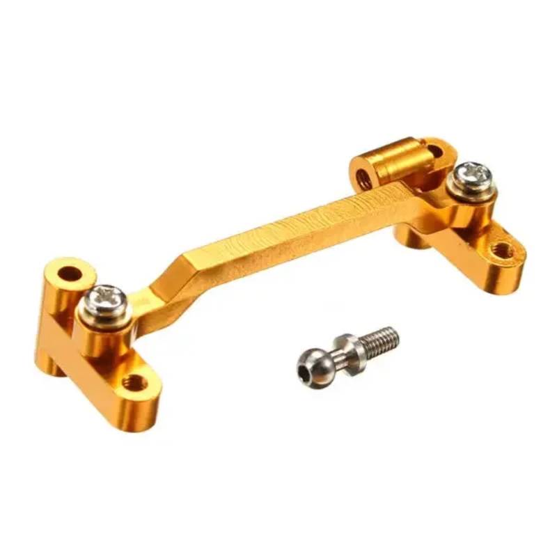 BEWAQO RC Autozubehör Für WL A959-B A979-B A949 A959 A969 A979 K929 RC Auto Teile Upgrade Metall Stahl Zylinder Montage Block Ersatzteile(Yellow) von BEWAQO