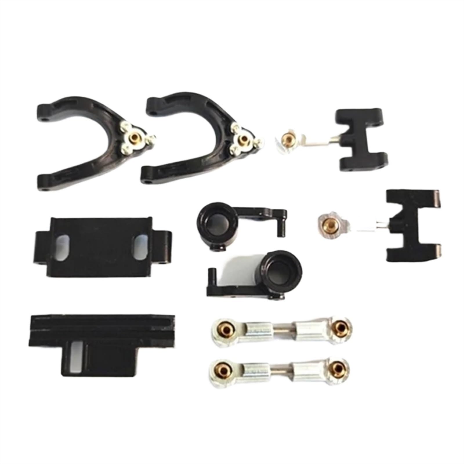 BEWAQO RC Autozubehör Für WPL D12 D42 1/10 RC Auto Upgrade Teile Metall Lenkung Tasse Oberen Unteren Schaukel Arm Sitz Lenkung Slider Drehen Block Modifizierte Teile von BEWAQO