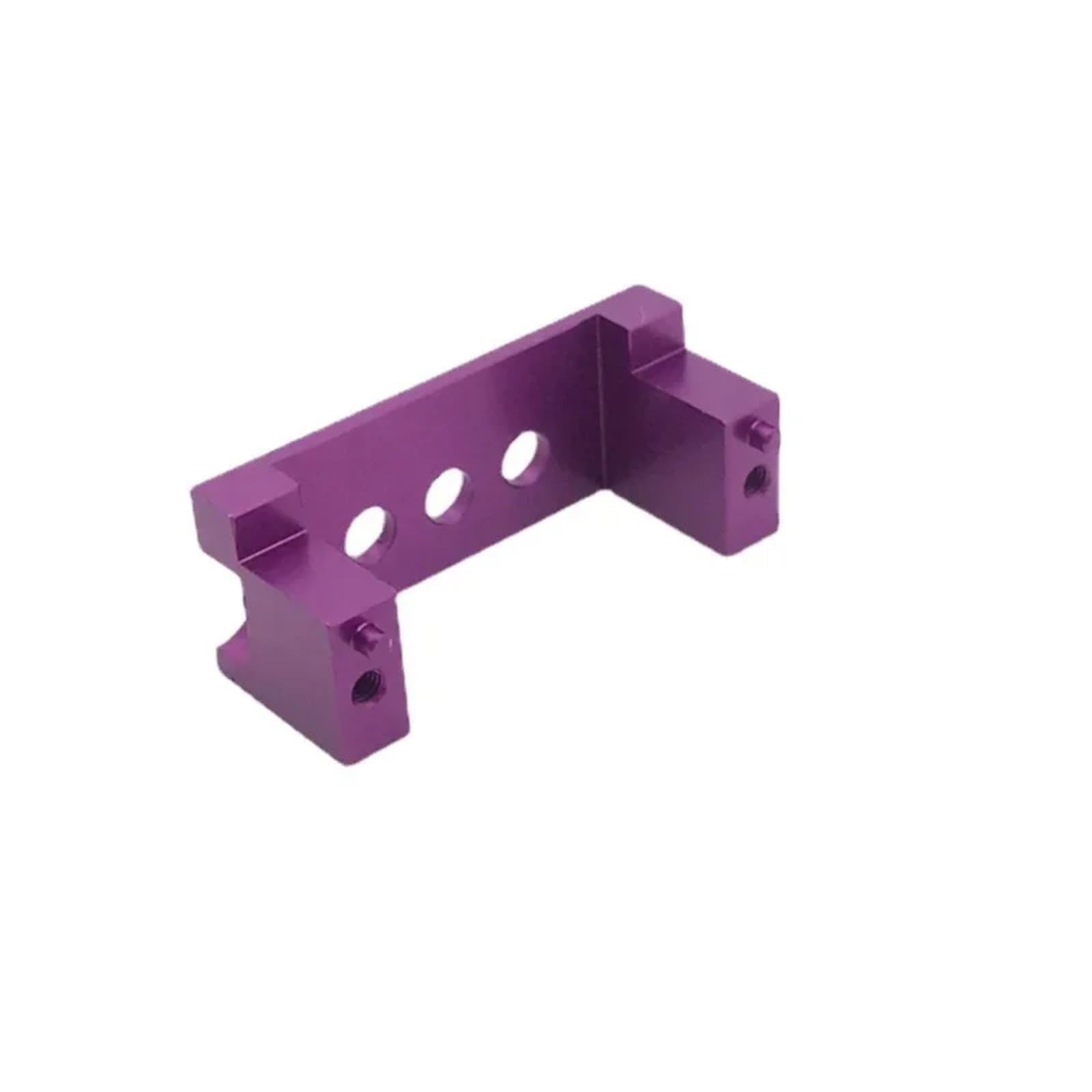 BEWAQO RC Autozubehör Für Wltoys 144001 124019 124018 1/14 1/12 Fernbedienung Auto Aluminium Legierung Servo Halterung Upgrades Teile Zubehör(Purple) von BEWAQO