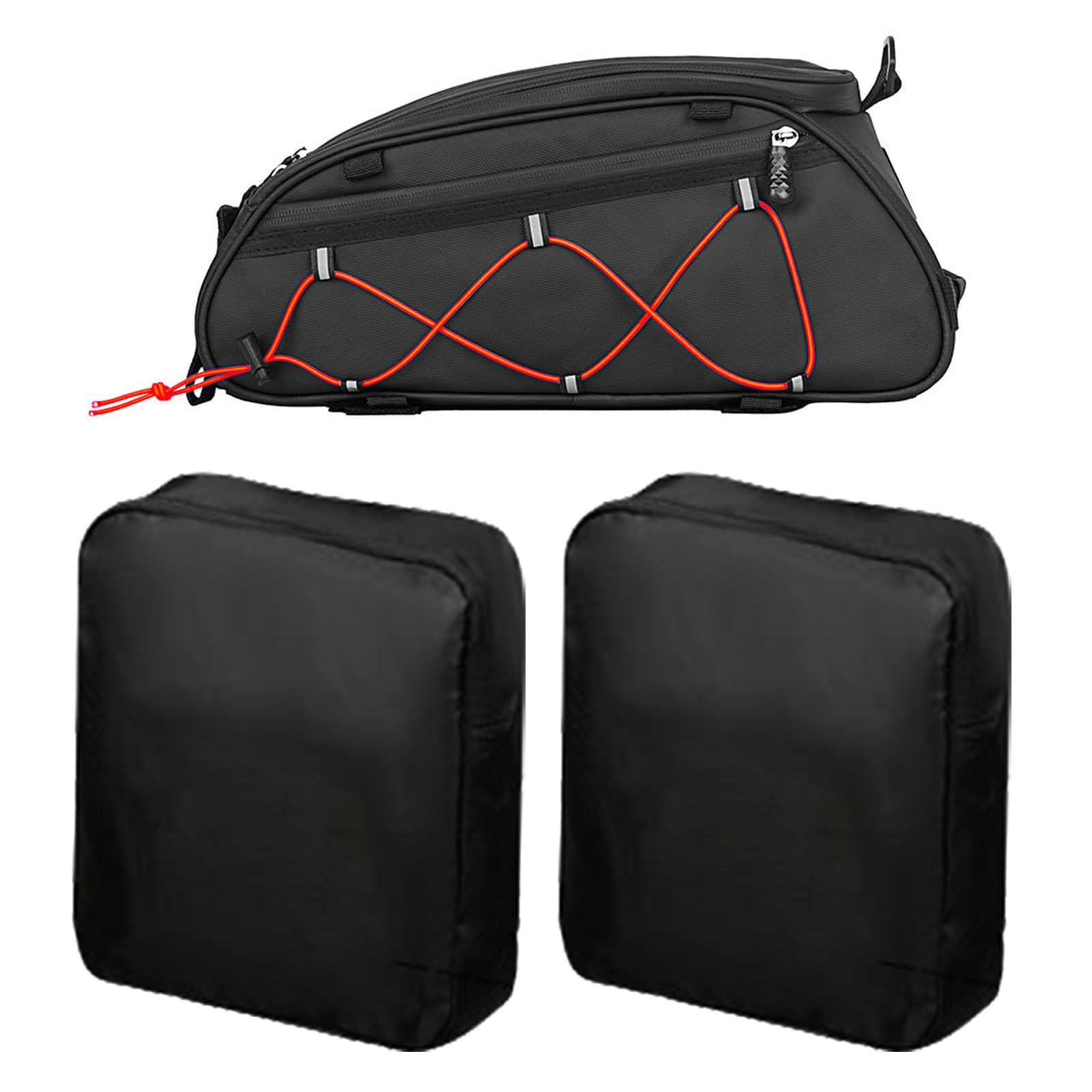 BFANGLC Praktische Fahrrad-Kofferraumtasche, Reise-Tanktaschen, Motorgepäck, Koffer für Reisen von BFANGLC