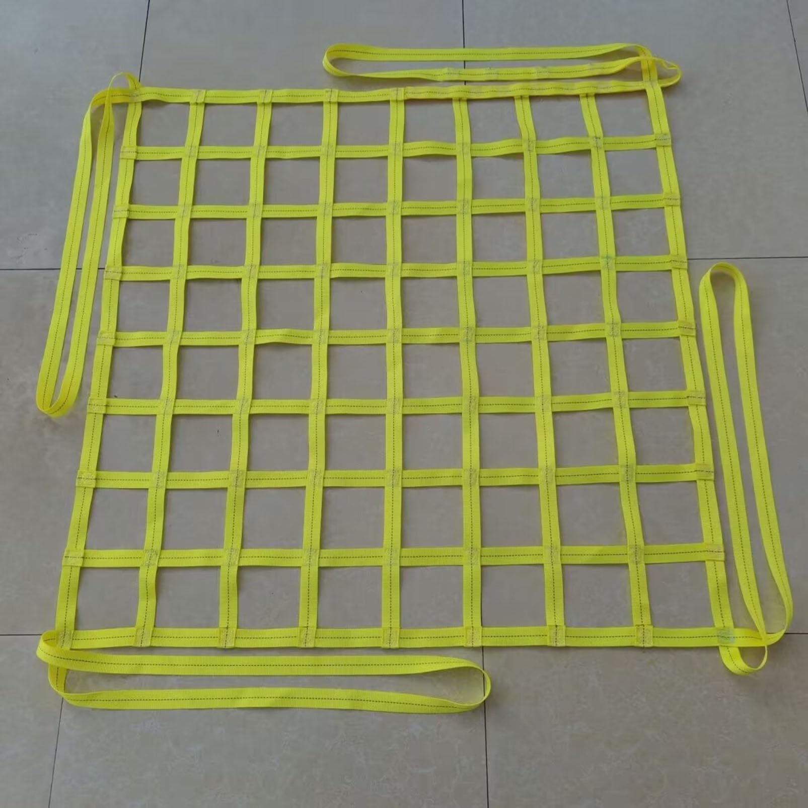 Organisator des Güternetzwerks Sling-Netz, Last 0,3–3,5 t Hebesack, Be- und Entladen von Garten-Hebenetzgurten, Handhabungsgurten, Outdoor-Kletter-Sicherheitsnetz(1 X 1M/Mesh 10cm/Load 1t) von BFNDSSEOU